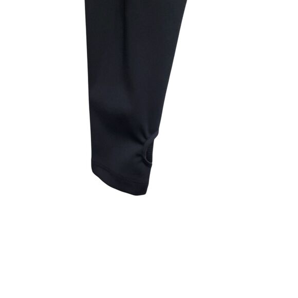 Forever 21 Black Mock Neck Criss Cross Open Back Long Sleeve Crop Top XS - Picture 5 of 7